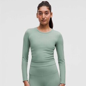 Lululemon All It Takes Back-Twist Ribbed Long-Sleeve Shirt